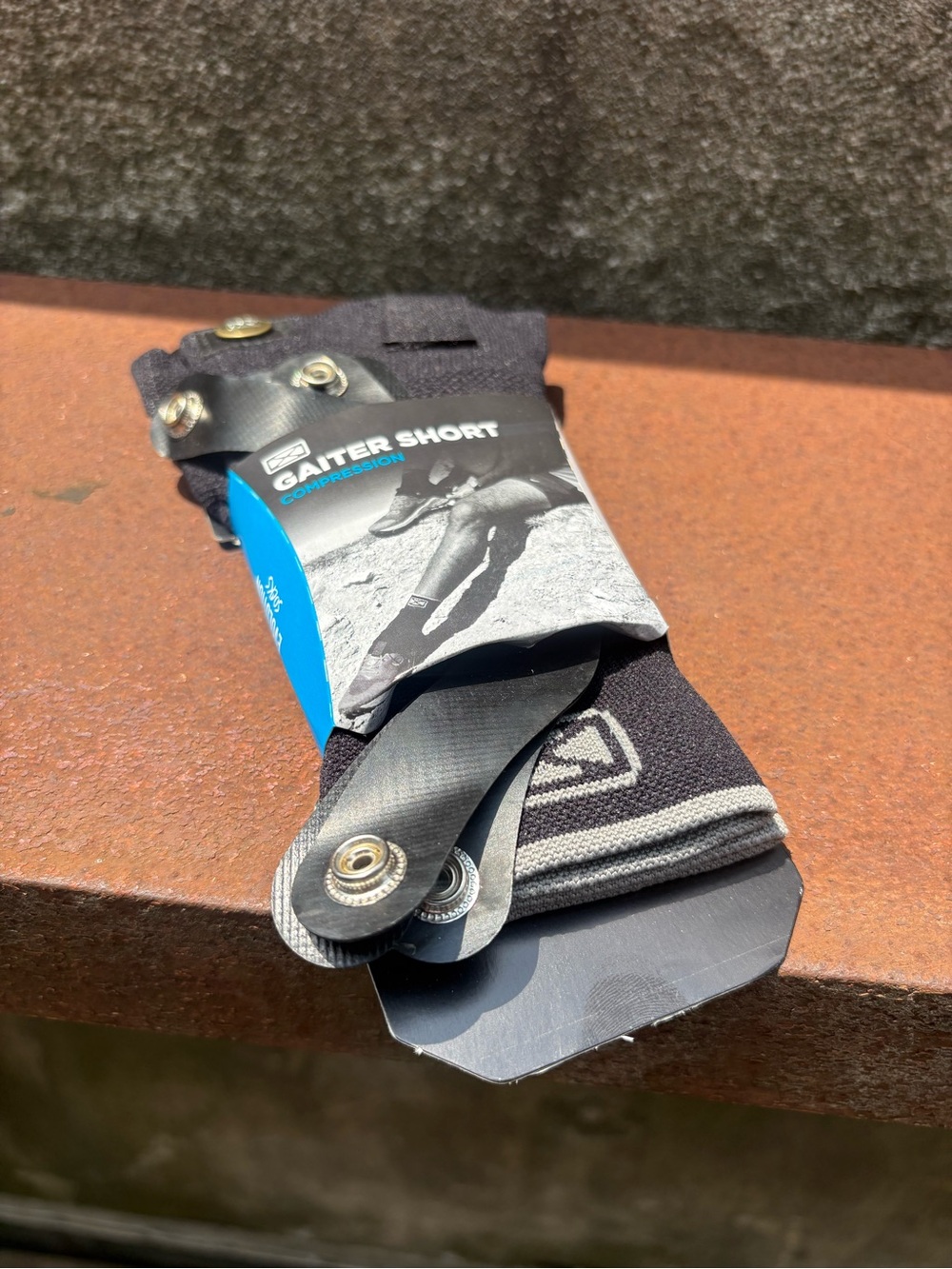 Compression Socks Gaiter Short Black L Outdoor Support Hiking Men 9-10.5